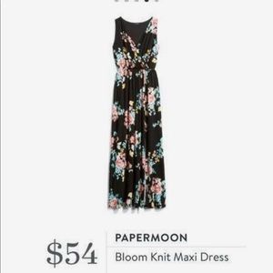 Papermoon Bloom Knit Maxi Dress from Stitch Fix